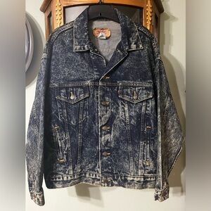 Vintage Levi’s 80s Trucker Denim Acid Wash Jacket 70507-0227 Medium